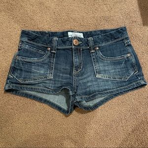 Aeropostale Jean Shorts with Embroidered Pocket